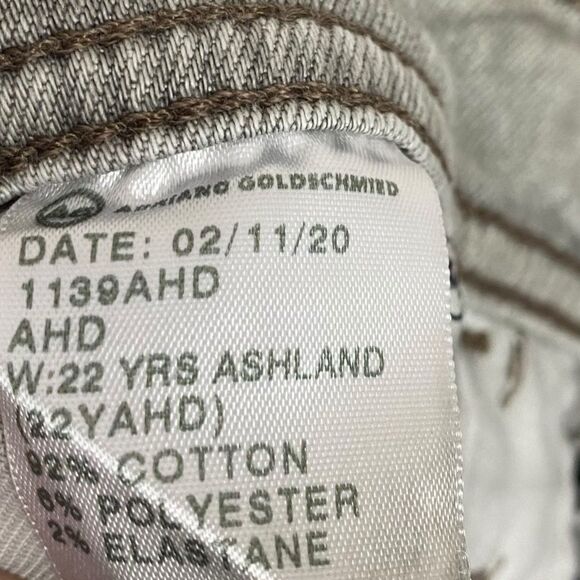 AG Adriano Goldschmied Jeans Mens 32 Gray Dylan Slim Skinny Denim AG-ED NEW - Picture 8 of 10